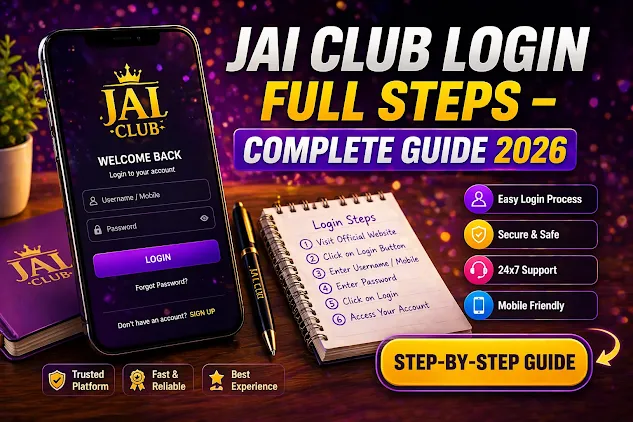 jai club login signup process easy